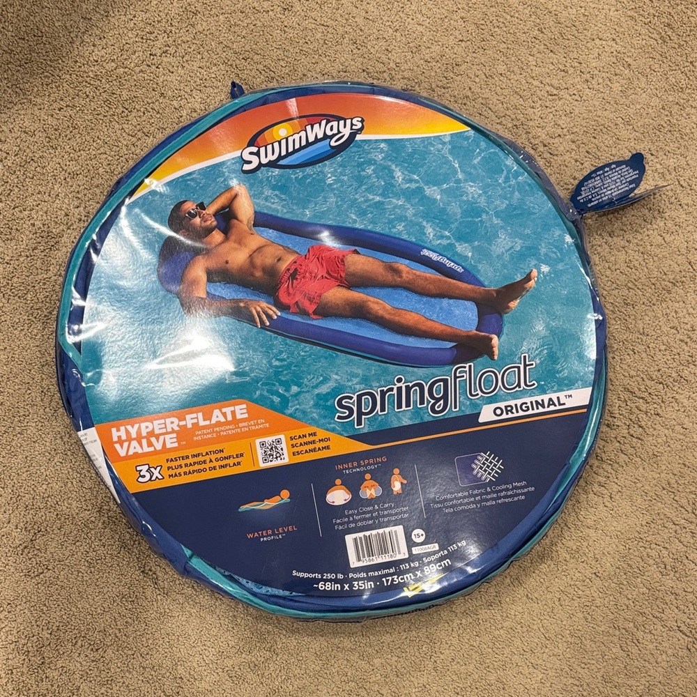 NIB Spring Float Original - Blue